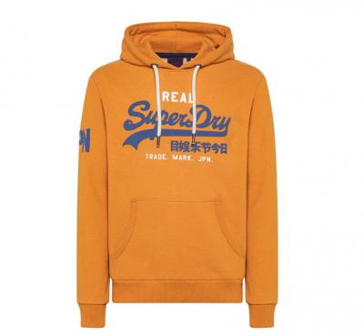 superdry橘黄色卫衣
