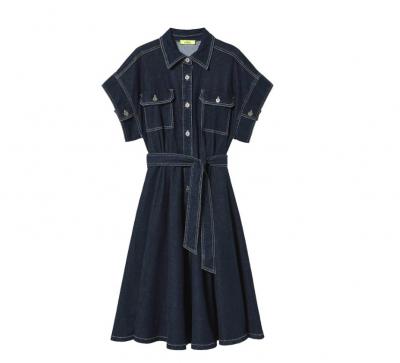 Twinset黑色牛仔连衣裙