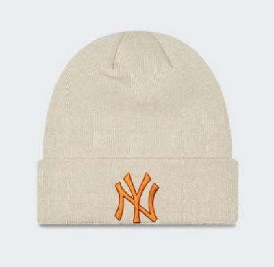 NEW ERA 米色针织帽