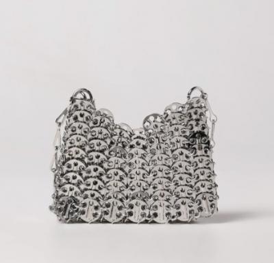 Paco Rabanne金属编织包