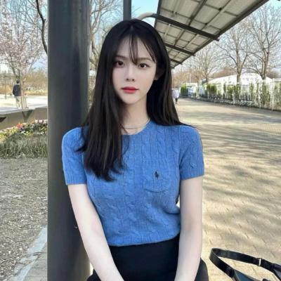 短袖羊毛羊绒衫