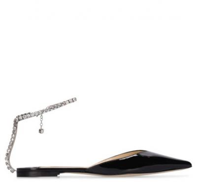 Jimmy Choo 10mm Saeda 平底