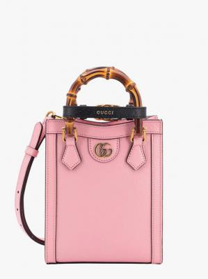 GUCCI Diana竹节迷你托特包