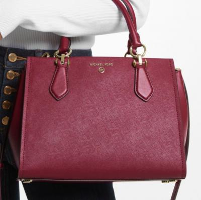 Marilyn 中号 Saffiano 皮革手提包