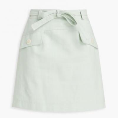 Claudie Pierlot薄荷绿半身裙
