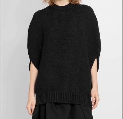 COMME DES GARÇONS半袖羊毛针织衫