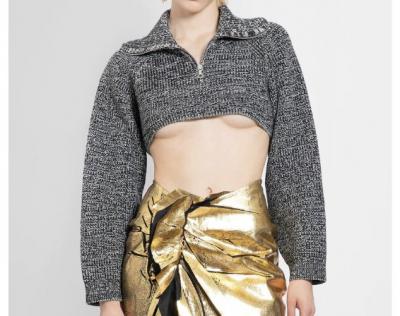DRIES VAN NOTEN短款针织top
