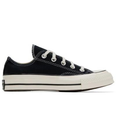 匡威黑色Chuck 70低帮帆布鞋