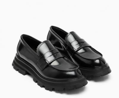 杨幂同款 Alexander McQueen 厚底乐福鞋