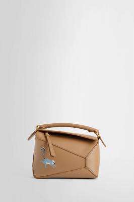 LOEWE驼色迷你Puzzle包包
