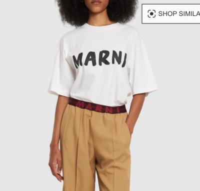 Marni logo T恤