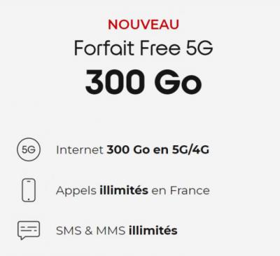 【5G】19.99欧300G套餐