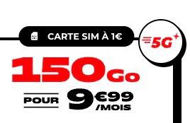 9.99欧150G套餐 5G信号