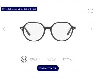RAY-BAN平光镜