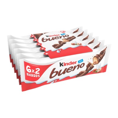 Kinder Bueno 巧克力威化 6条装