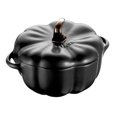 STAUB Ceramique 黑色南瓜陶瓷小锅 1 件｜12 cm／0.5 L