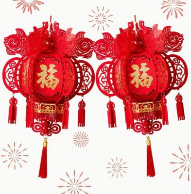 新年灯笼2个