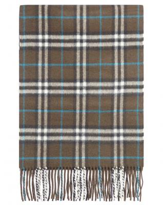 burberry 羊绒格纹围巾