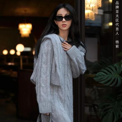 麻花针织裙