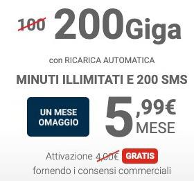 5.99€享200GB+无限通话