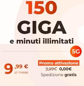 9.99€ 150G流量