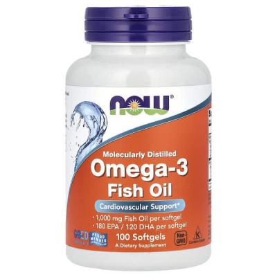 NOW Omega-3鱼油1000 毫克