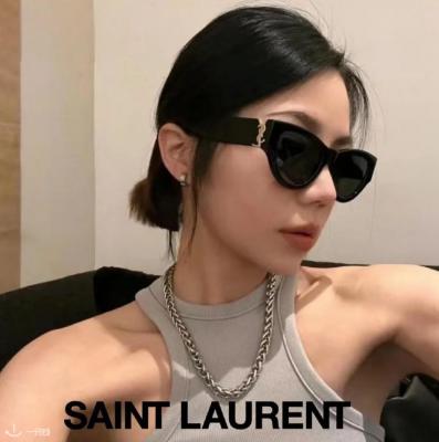 YSL 立体金标墨镜