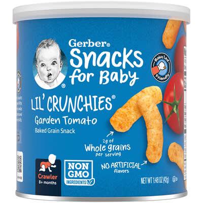 Gerber 婴儿烤谷物零食番茄味