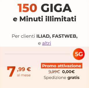 7.99€ 150G流量