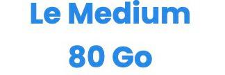 Le Medium 80G套餐