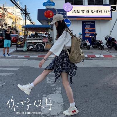 高帮匡威联名帆布鞋