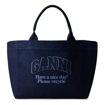 Ganni 托特帆布包