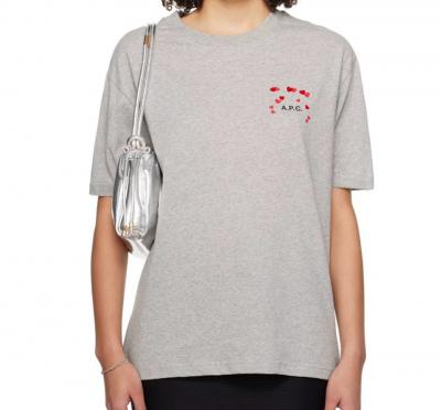 A.P.C.爱心T恤