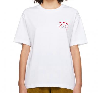 A.P.C.爱心T恤