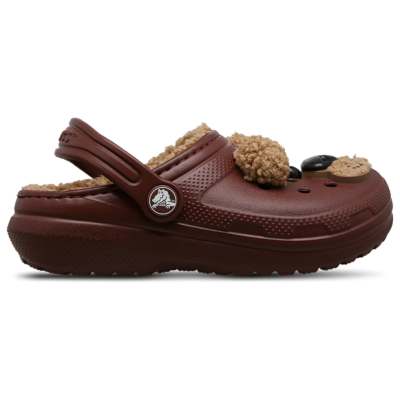 Crocs加绒泰迪洞洞鞋