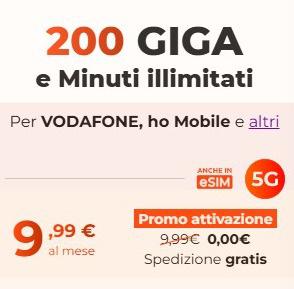 9.99€ 200G流量