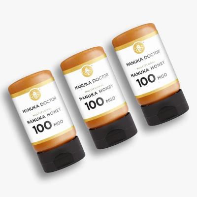 100 MGO 多花蜜挤压瓶三瓶装 300g×3