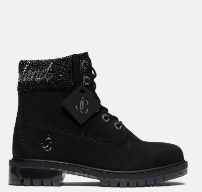Jimmy Choo x Timberland水晶领短靴