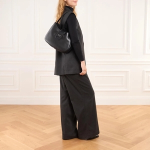 相机包仿鹿皮 - 黑色