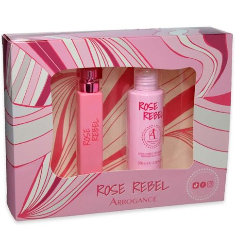 Arrogance Rosa Rebel 淡香水 30ml + 沐浴露 100ml