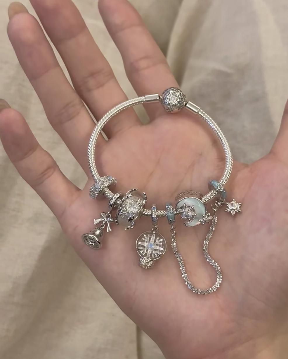 Pandora 银手链 17cm