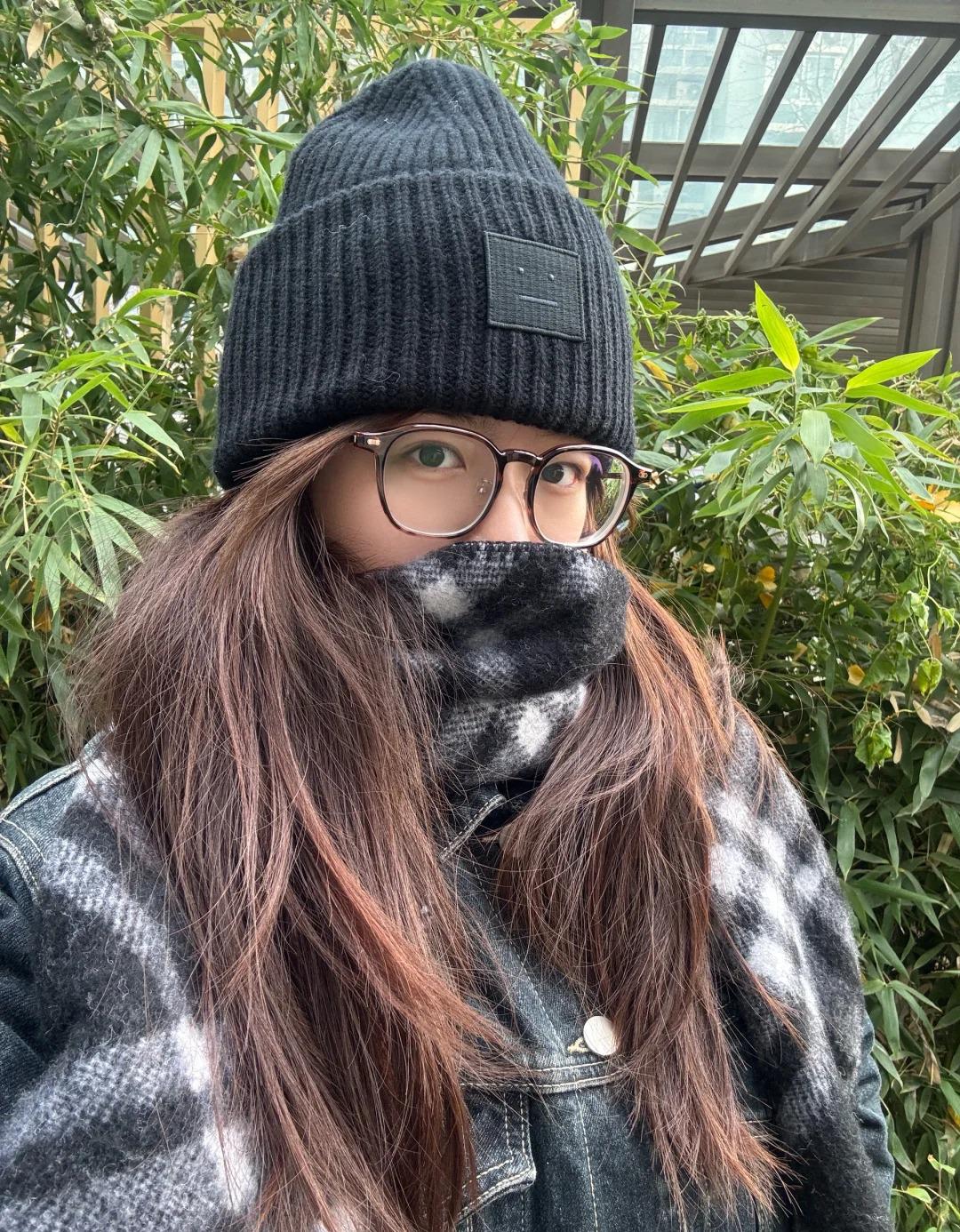 针织冷帽 黑色