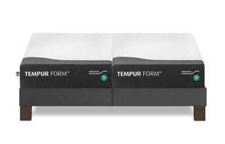 TEMPUR FORM™ Duo 180 x 200 cm 套装床垫，15 cm 炭灰色底座