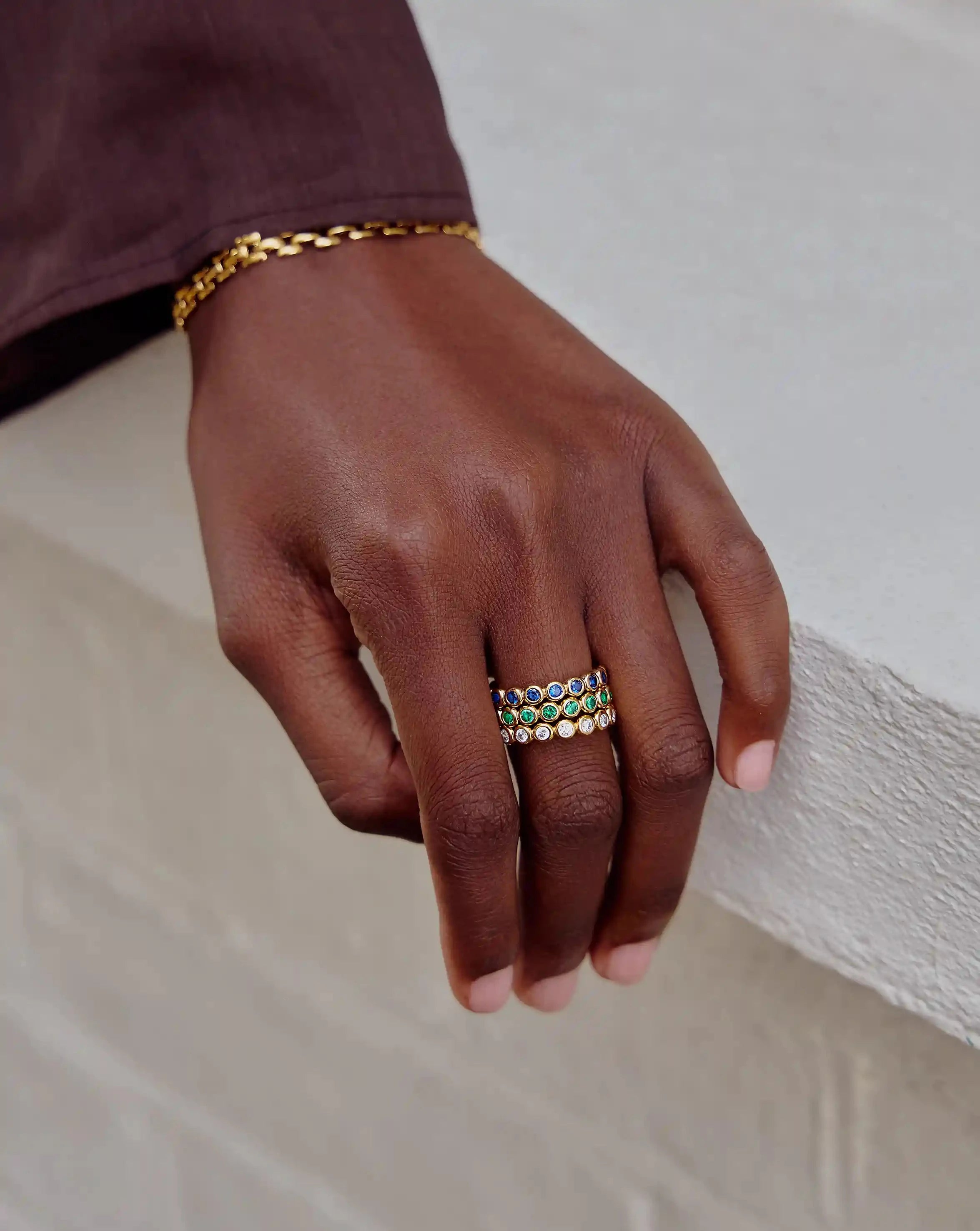 网球永恒叠戴戒指