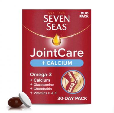 钙片30片装 含Omega-3、葡萄糖胺和软骨素