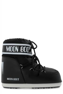 Logo 印花系带靴