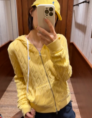 拉链针织衫