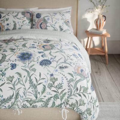 纯棉花卉床品套装 单人
