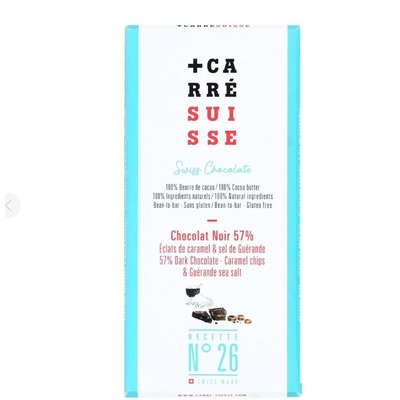Carré Suisse 黑巧克力(焦糖碎+盖朗德海盐)