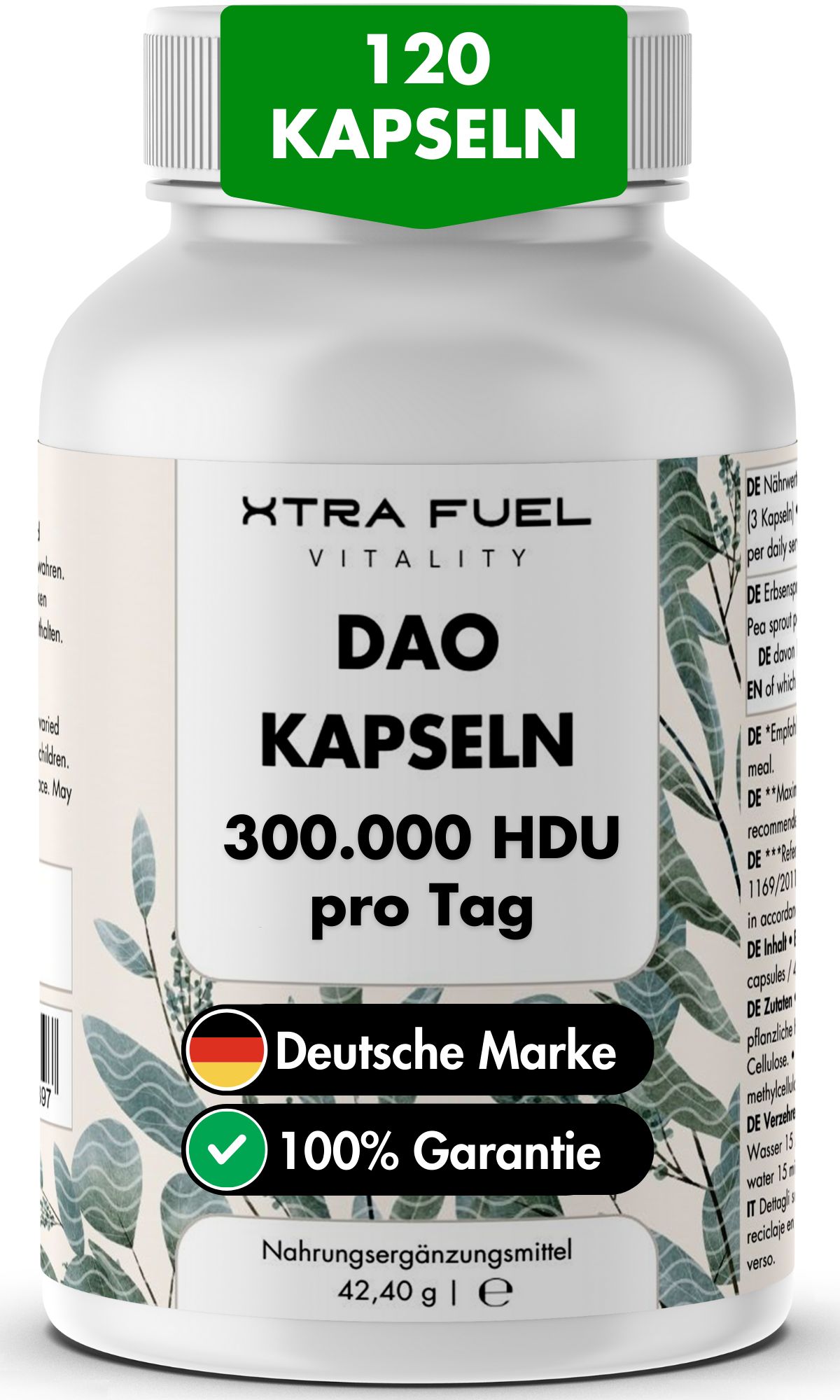 XTRA FUEL | DAO补充剂 - 二胺氧化酶 300,000 HDU